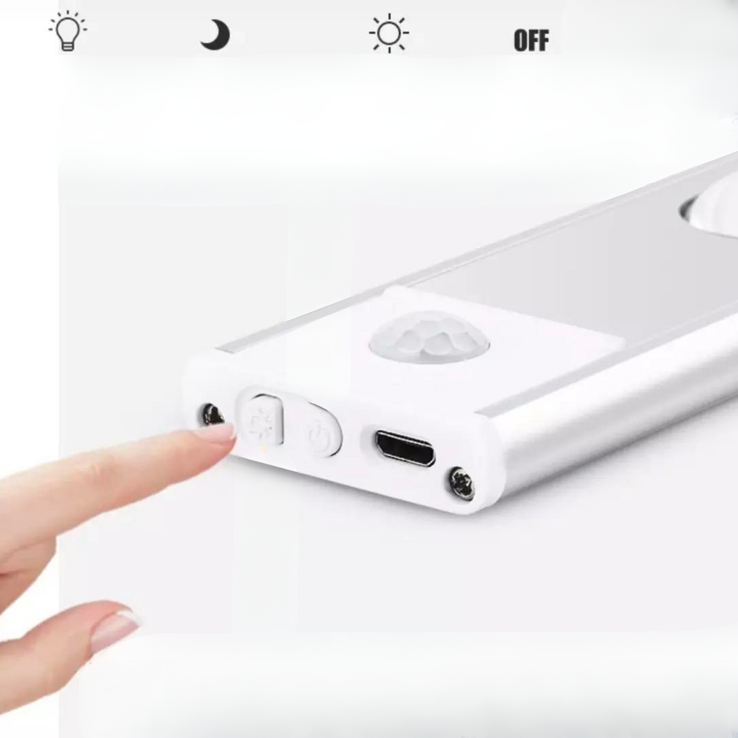 مصباح LED لاسلكي مع كاشف حركة