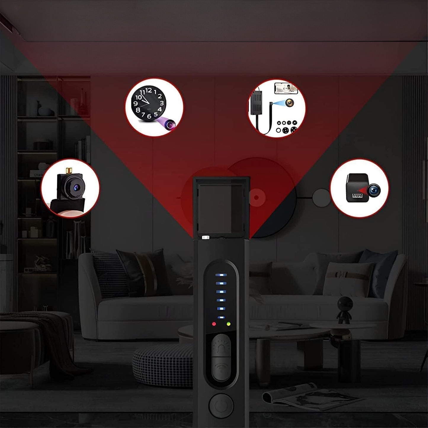 Rejtett kamerák érzékelői