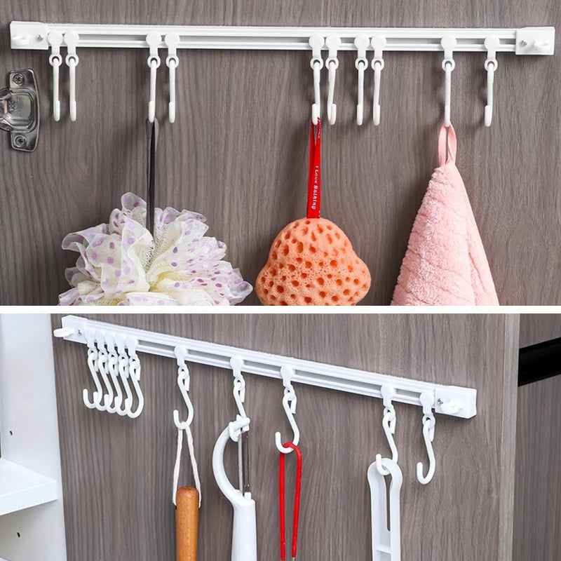 Multi-functional sliding hook: Easily organize your space