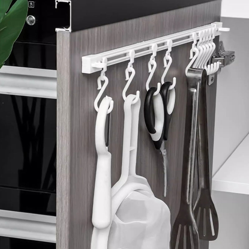 Multi-functional sliding hook: Easily organize your space