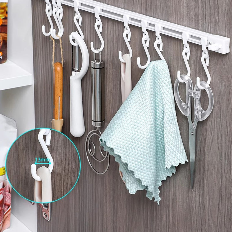 Multi-functional sliding hook: Easily organize your space