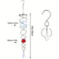 CrystalTwister - Carrilhão eólico elegante e cintilante 