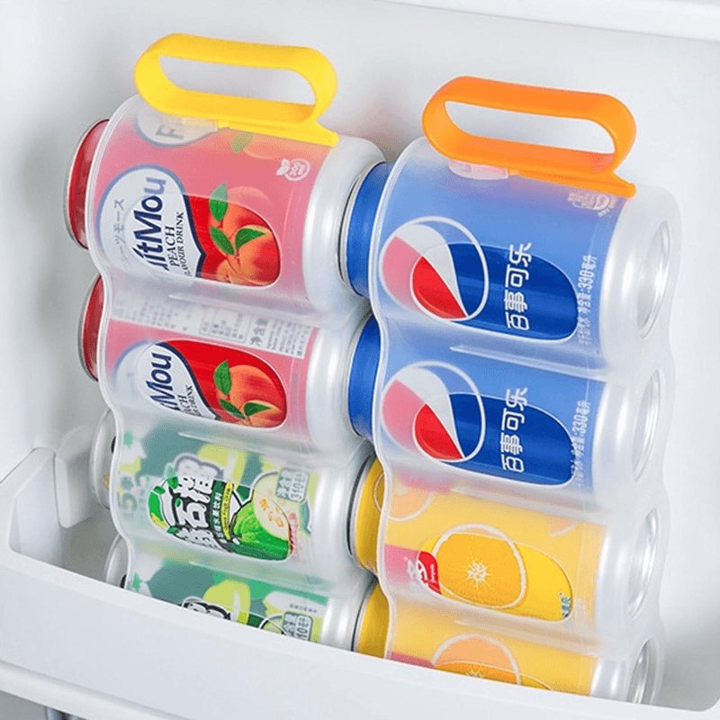 Organizador de bebidas para frigorífico - Ganho de espaço garantido 