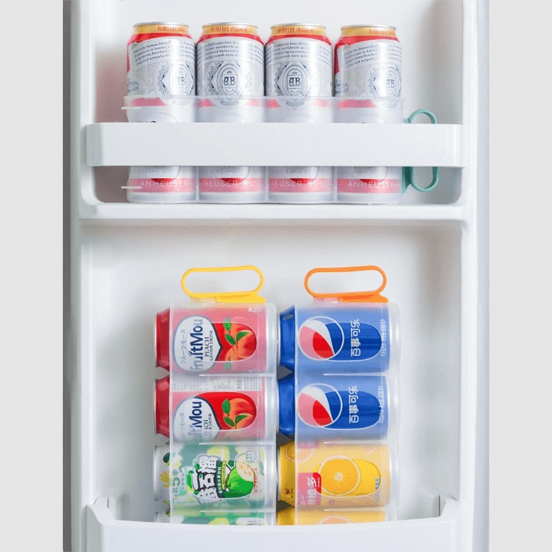 Organizador de bebidas para refrigerador - Ganho de espaço garantido 