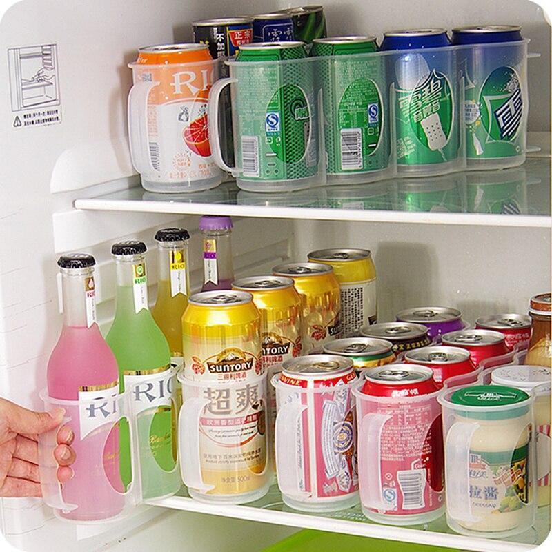 Organizador de bebidas para frigorífico - Ganho de espaço garantido 