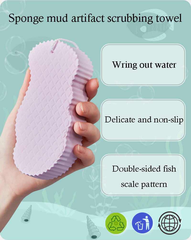 Super soft exfoliating bath sponge 